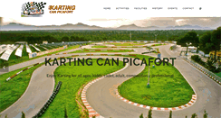 Desktop Screenshot of kartingcanpicafort.com